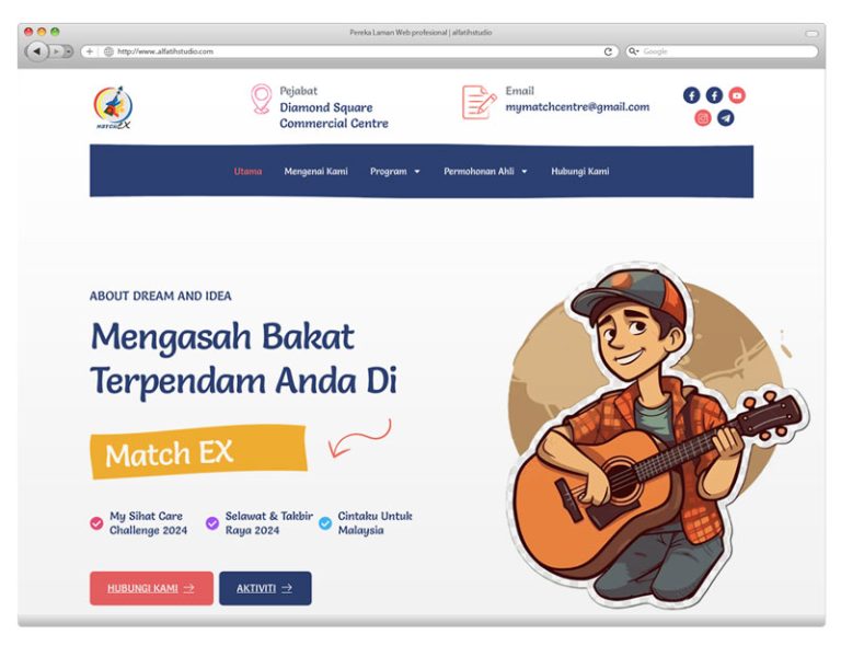 Website Syarikat Match Excellence