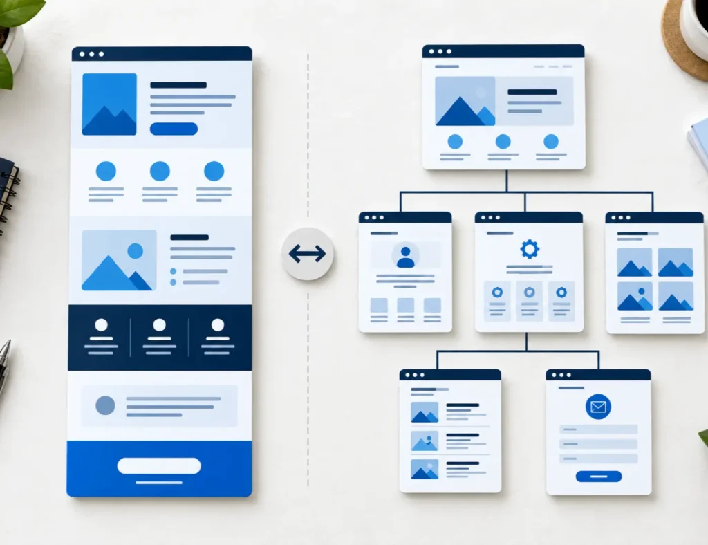 Beza Website Landing Page vs Website Penuh – Mana Sesuai Untuk Anda?