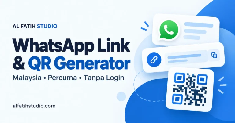 Whatsapp link QR Generator