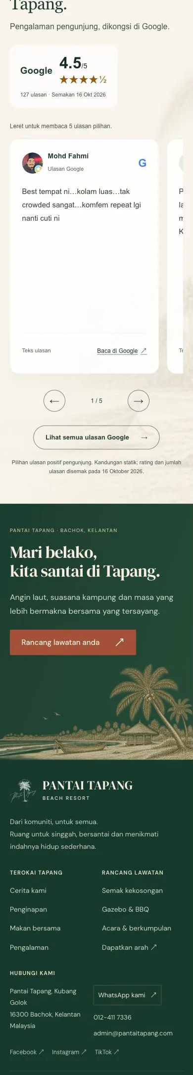 Halaman utama penuh — mobile — sambungan 5